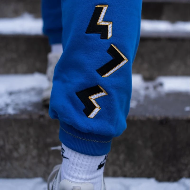 474 X Jagermeister Oversized Organic Pant - Blue - Image 7