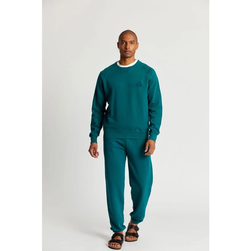 Komodo Adam Jogger Mens - Gots Organic Cotton Teal Green - Image 2