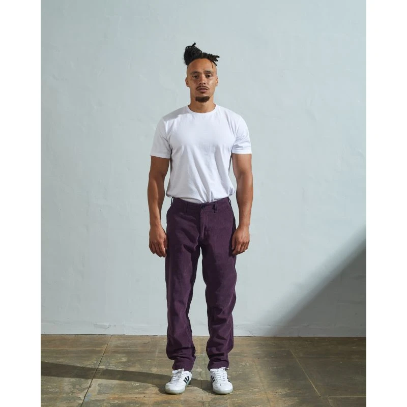 5005 Cord Workwear Pants – Plum - Image 2