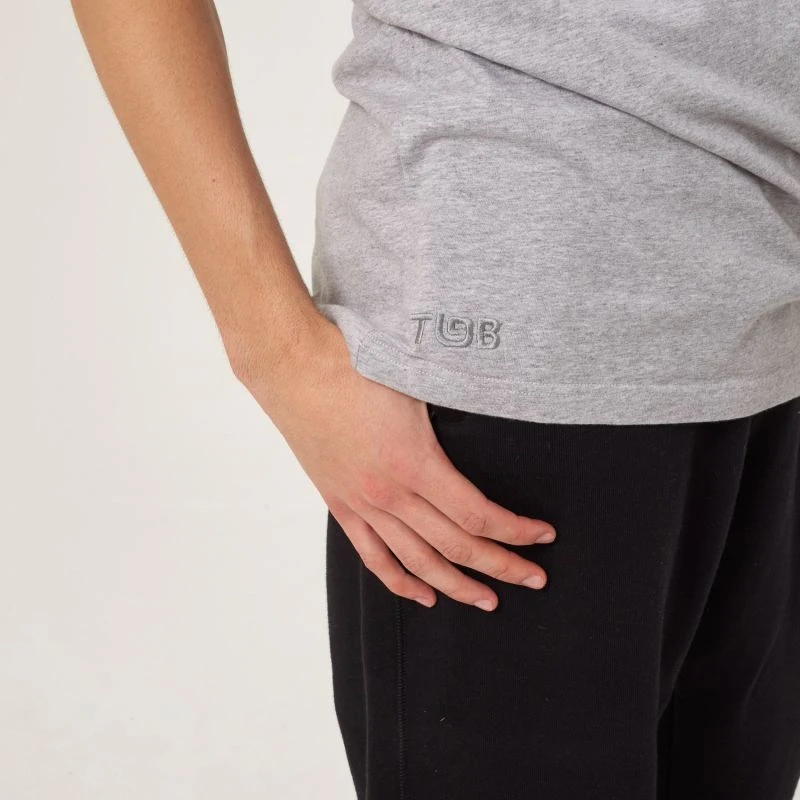 Silverback Men's Collection Pocket T - Grey On Grey - Image 4