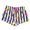 Swim Trunks Flowers Stripes