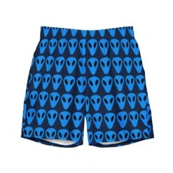 Blue Alien Men's Swim Trunks
