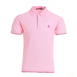 Casual Cotton Polo - Pink