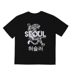 Seoul Finest Hustler Organic Cotton T-Shirt Black