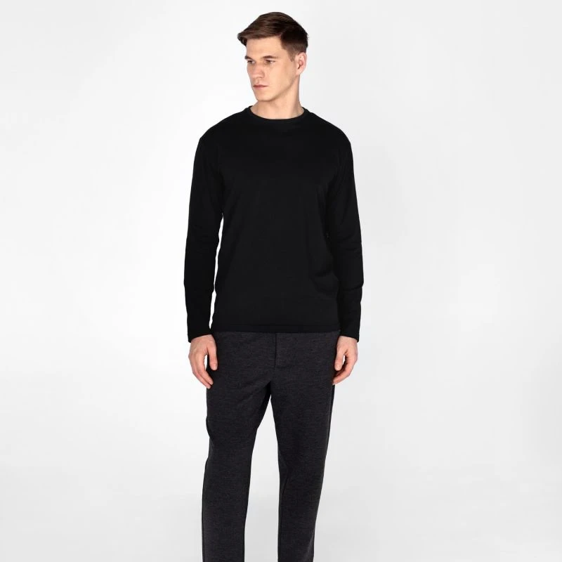 Men's Long Sleeve Tee Black - Image 5