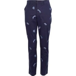 Charles Tiger Embroidery Navy