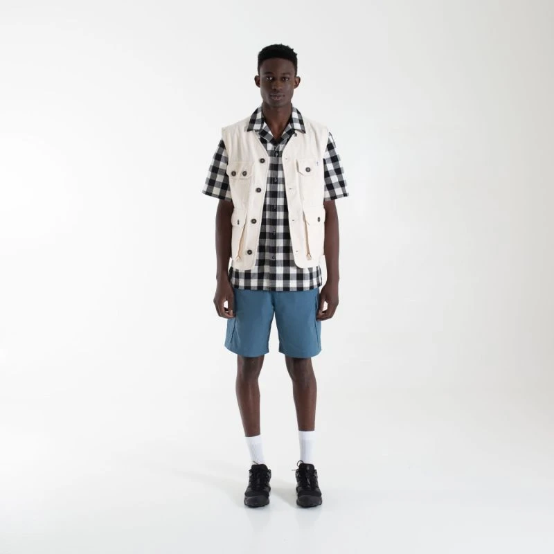 Ellis Petrol Blue Cargo Short - Image 5