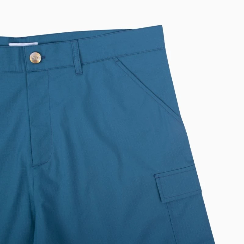 Ellis Petrol Blue Cargo Short - Image 3