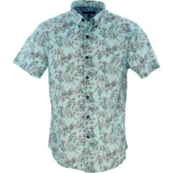 Tim Blossom Canvas Aqua