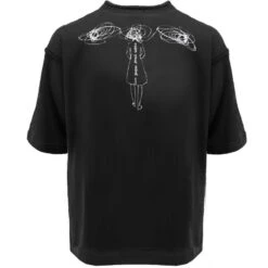 Chaos Black Embroidered Men's T-Shirt