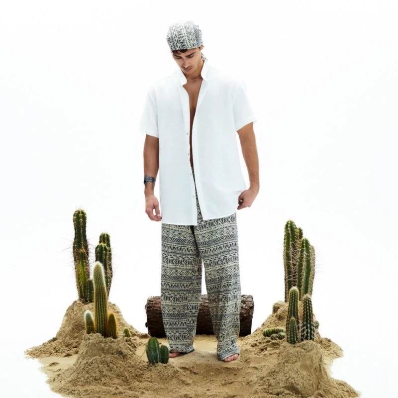 Honos Oversize Man Shirt - White - Image 2