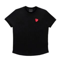 Inimigo Contrast Heart Black T-Shirt