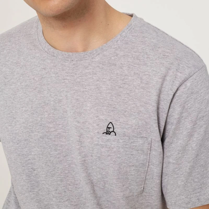 Silverback Men's Collection Pocket T - Grey On Grey - Image 3