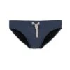 Low Waist Logo-Embroidered Appliquèd Recycled Swim Brief - Whale Blue