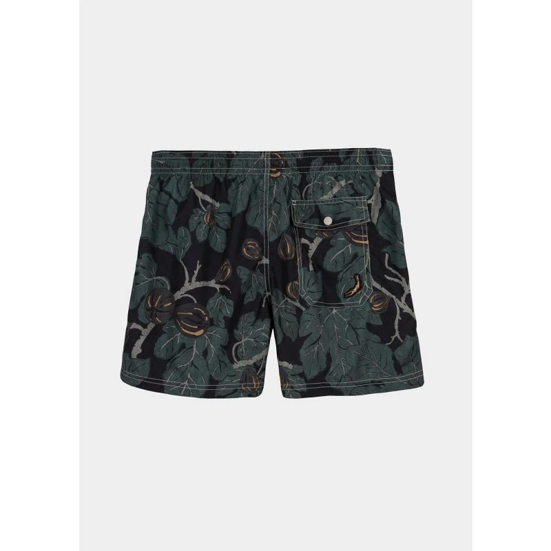 Straight-Leg Mid-Length Recycled Printed Swim Shorts - Night Figs - Image 5