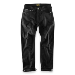 Rocker 14Oz Solid Black Selvedge Denim Jeans