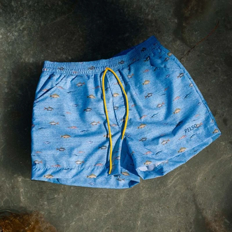 Peter Swim Short - Below Water Light Blue - Image 2