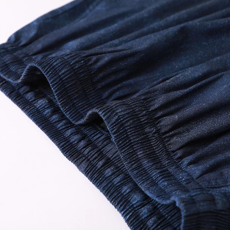 Pure Mulberry Silk Tie Dye Printed Men Shorts | Mid Waist Silk Crepe - Image 5