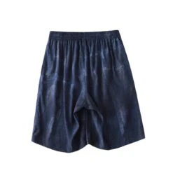 Pure Mulberry Silk Tie Dye Printed Men Shorts | Mid Waist Silk Crepe