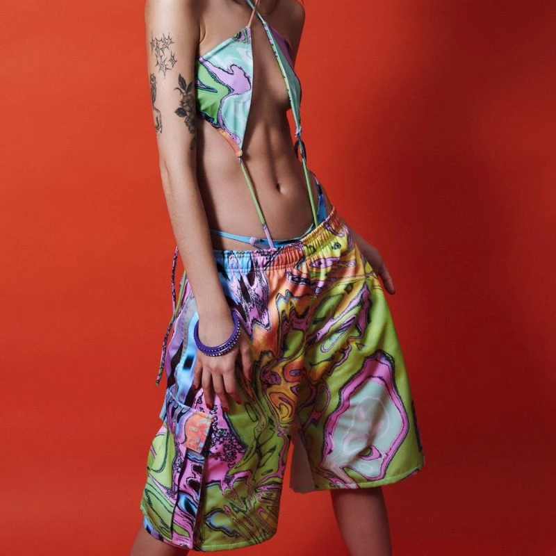 Pastel Long Shorts - Image 4