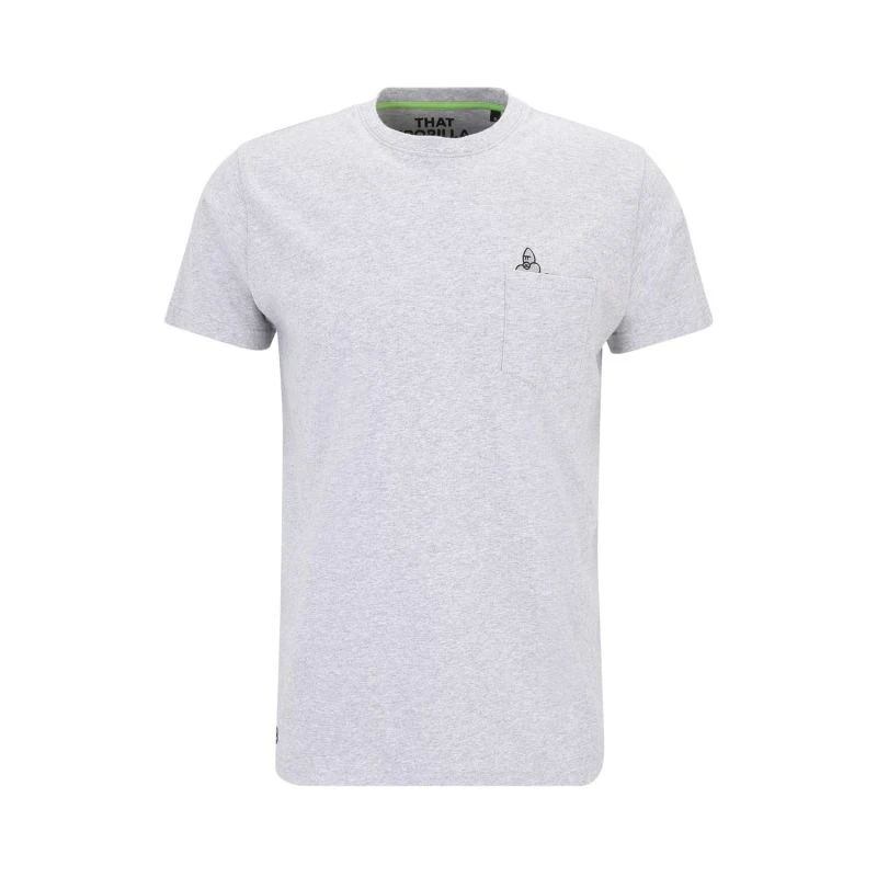 Silverback Men's Collection Pocket T - Grey On Grey