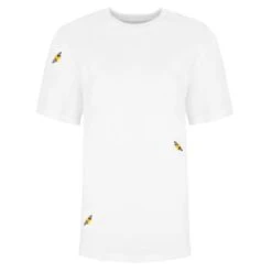 Bee Embroidered T-Shirt White Men