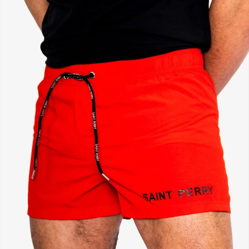 Swim Shorts – Red - Image 3