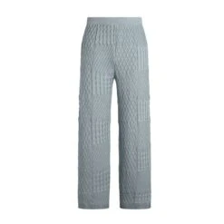 The Multi Stitch Knit Pant - Blue