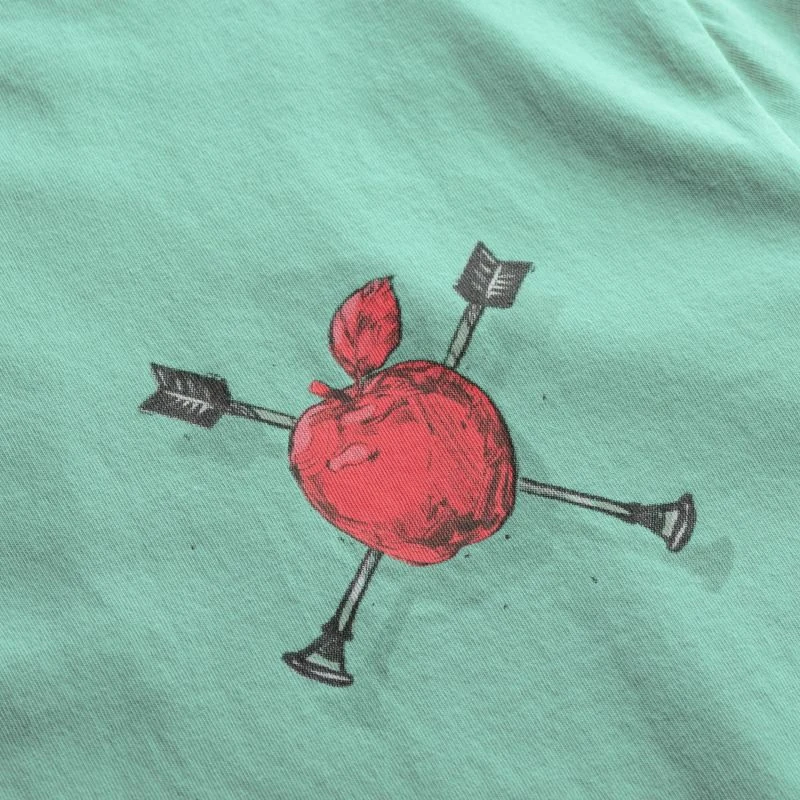 Unisex Design Printed Regular Fit T-Shirt - Apple - Image 3
