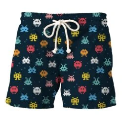 Space Invaders Shorts