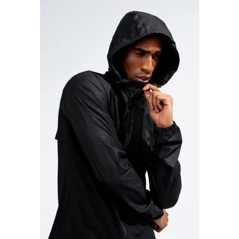 Vertex Hooded Tech Windbreaker Black - Image 5
