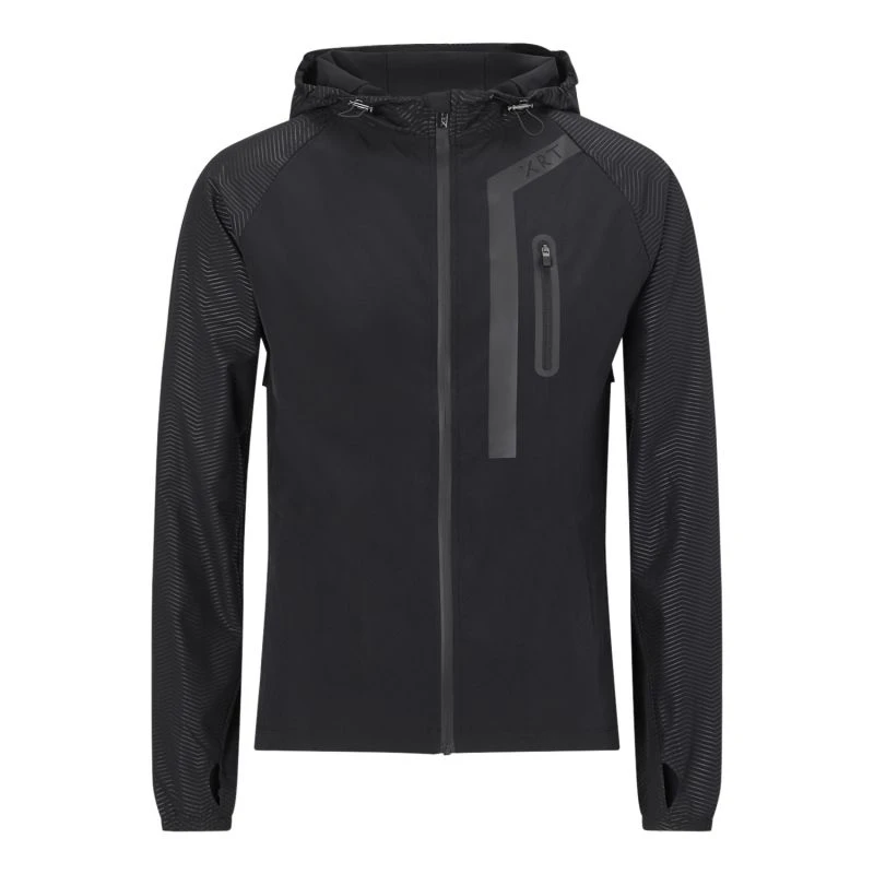 Vertex Hooded Tech Windbreaker Black