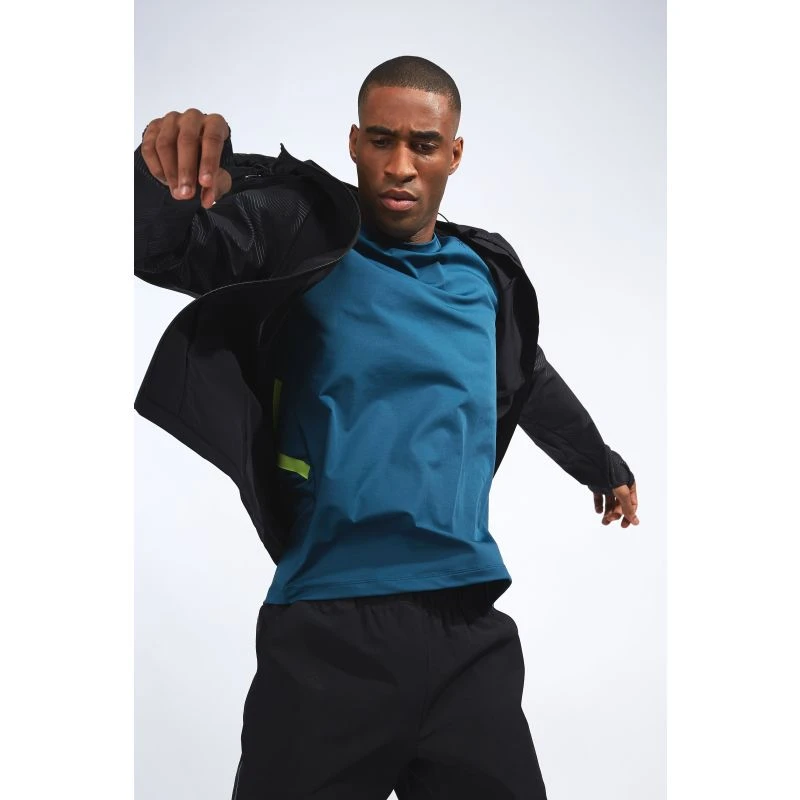 Vertex Hooded Tech Windbreaker Black - Image 6