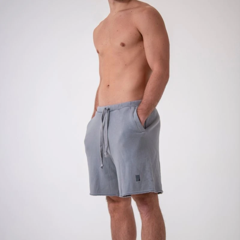Organic Cotton Sweat Shorts (Grey) Unisex - Image 4