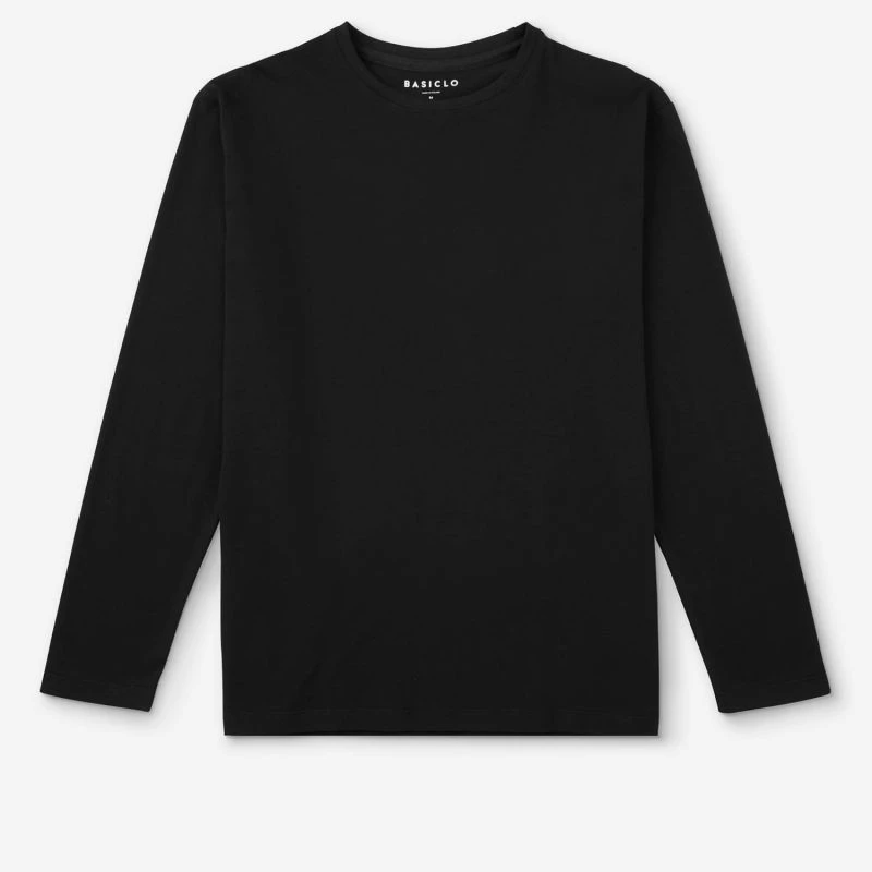 Men's Long Sleeve Tee Black - Image 2