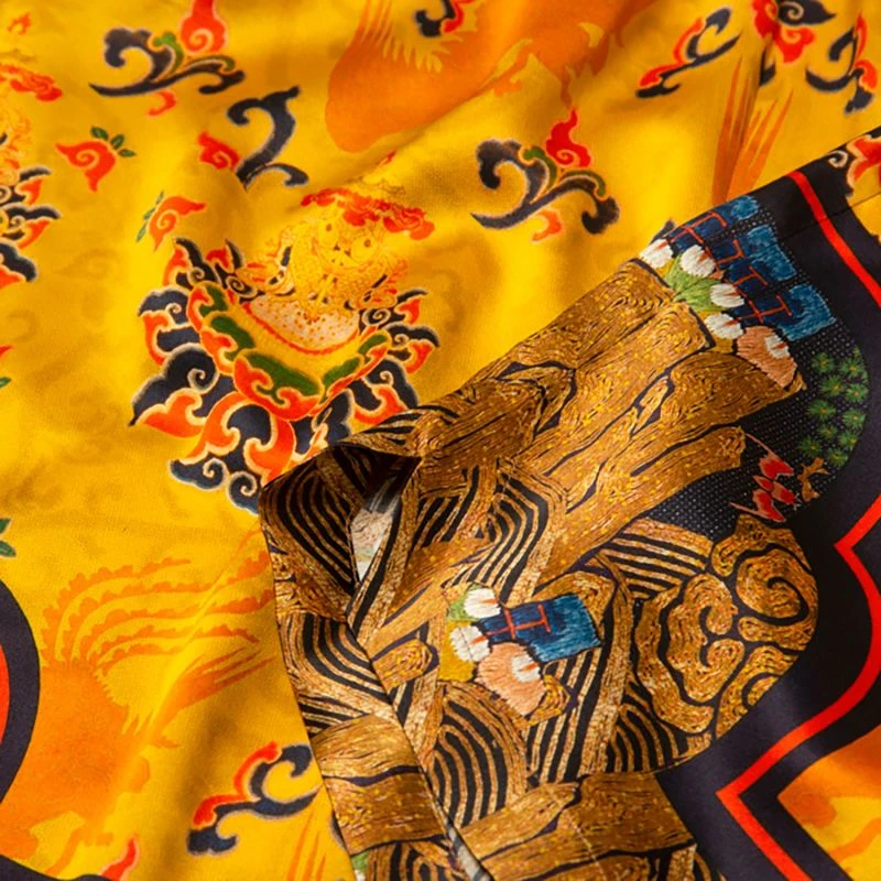 Traditional Silk Shorts In Yellow - Image 8