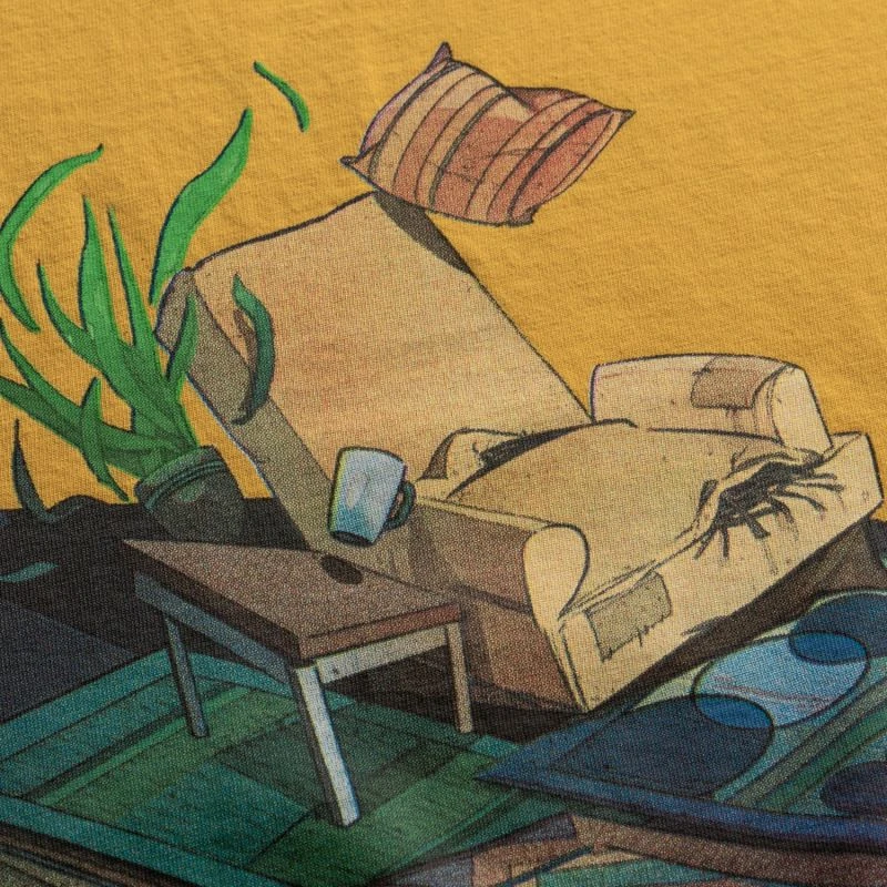 Unisex Design Printed Regular Fit T-Shirt - Woolgather - Image 3